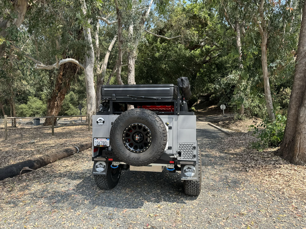 sno trailers alpine rear