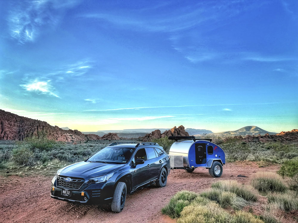 timberleaf classic in desert with subaru