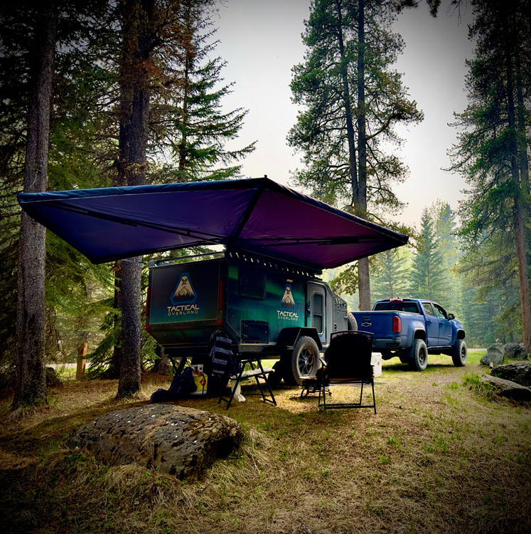 tactical overland hq series in forest