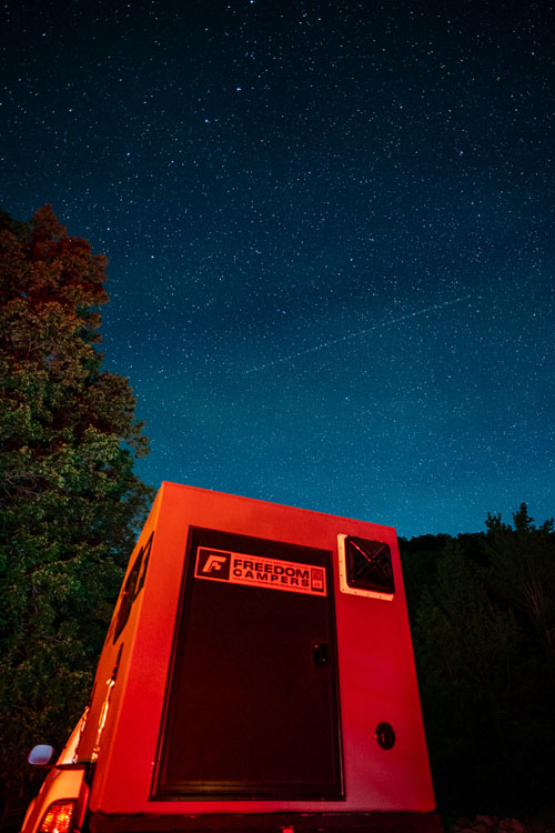 freedom campers starry sky