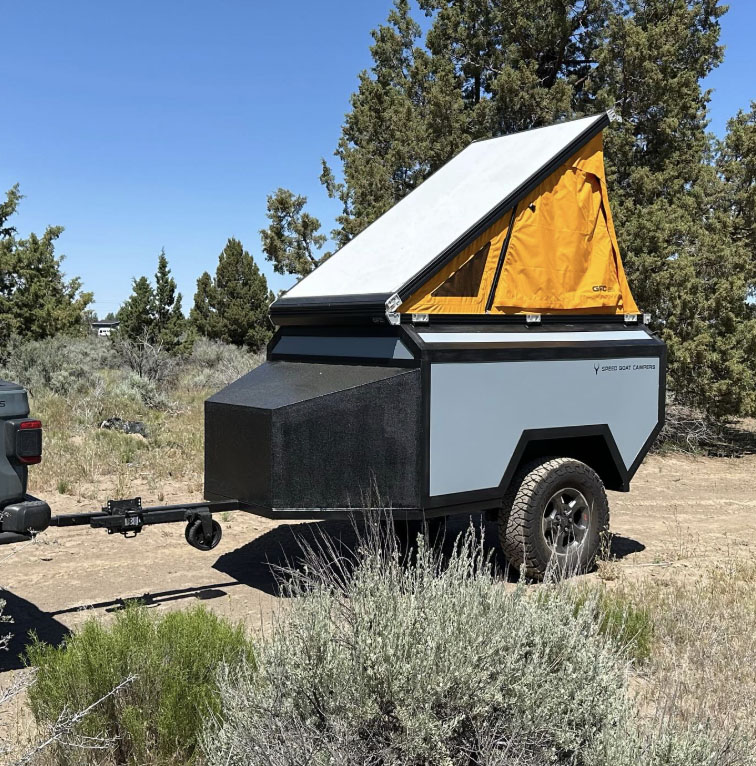speed goat campers in mountains