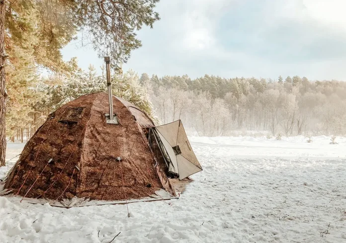 bereg up-5 in winter