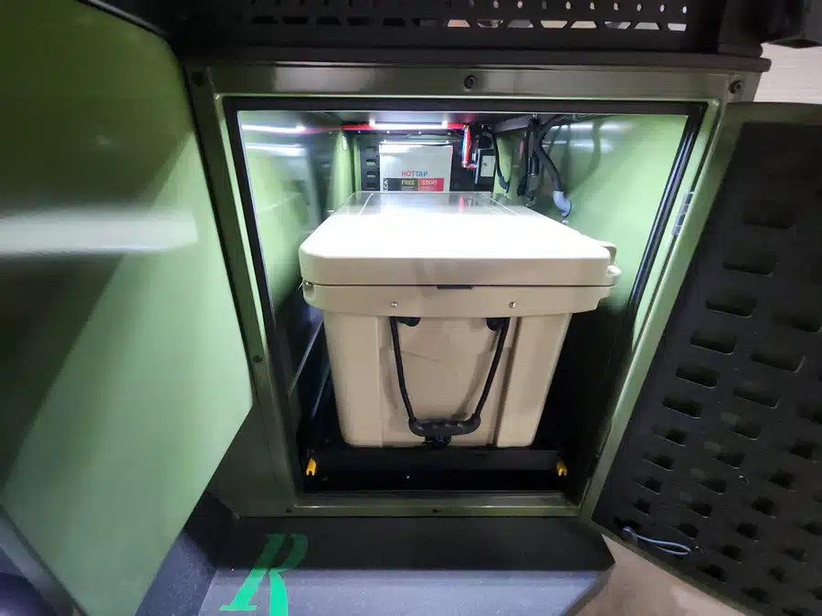 sno trailers r-12 cooler slide