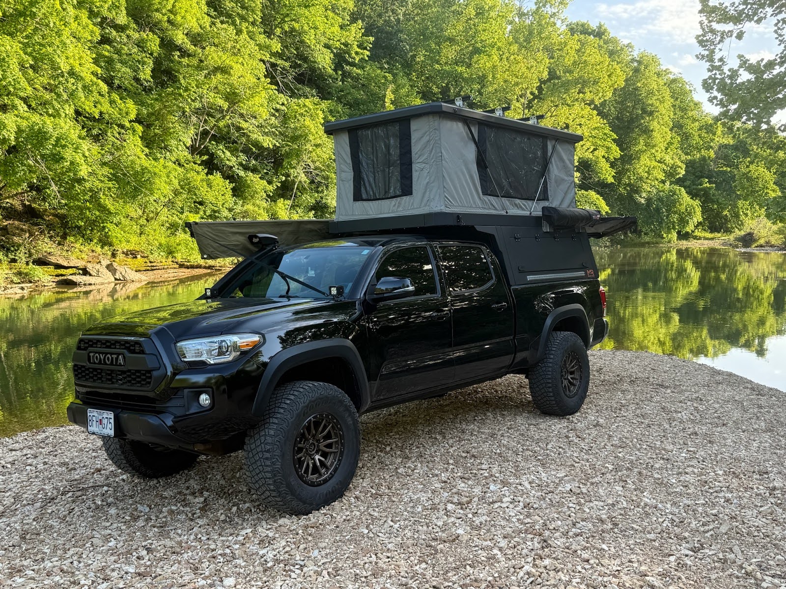 muddy river eddy on river bank
