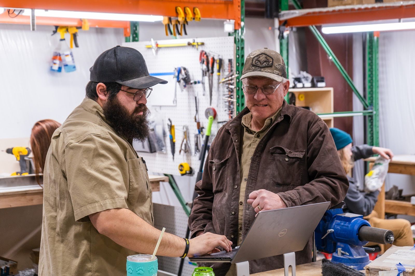 escapod workers in shop