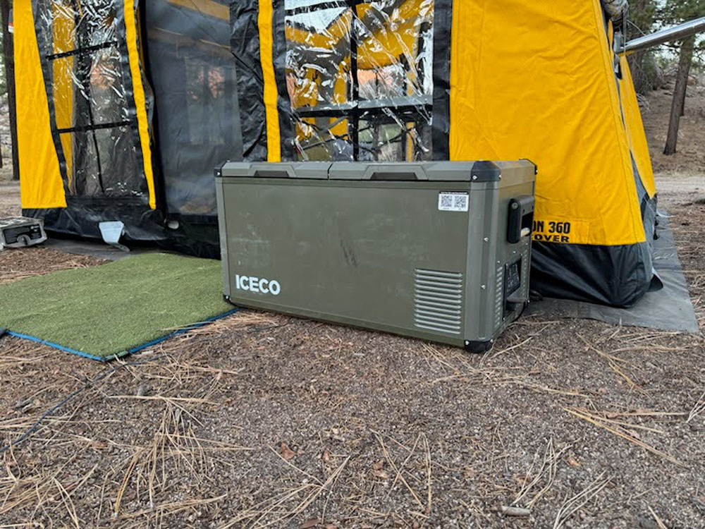 ICECO VL75 ProD outside tent 2
