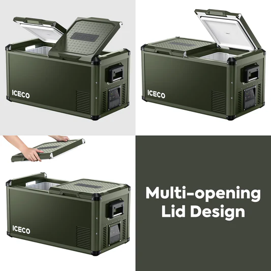 ICECO VL75 ProD top lid types