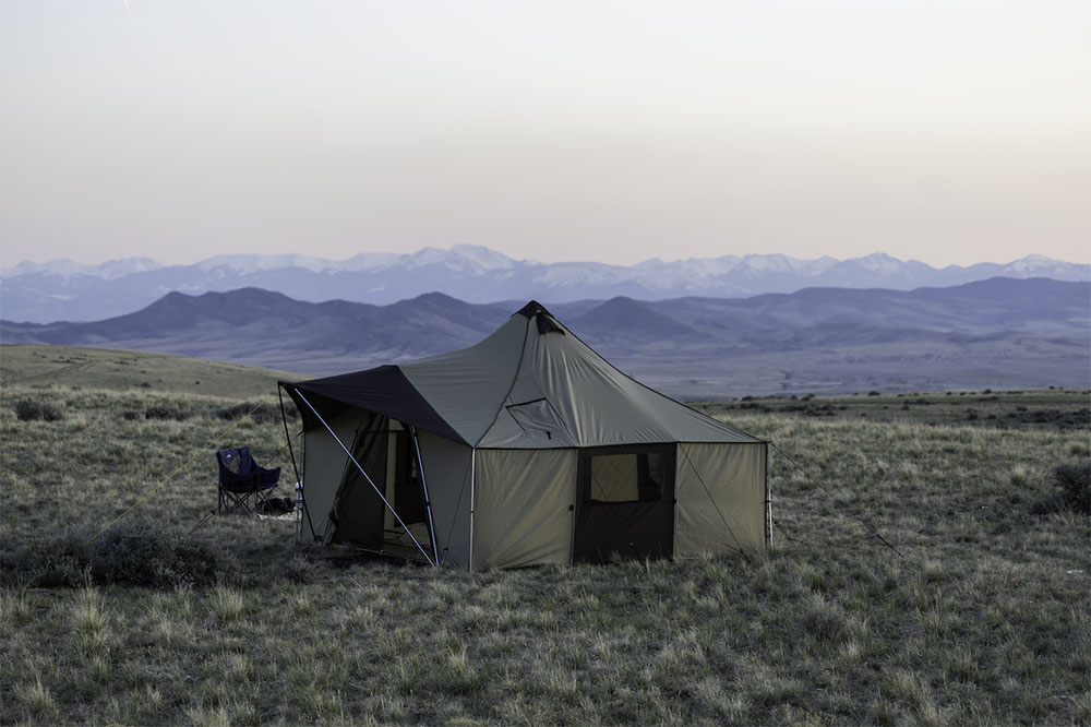 montana canvas bridger tent hunting camp