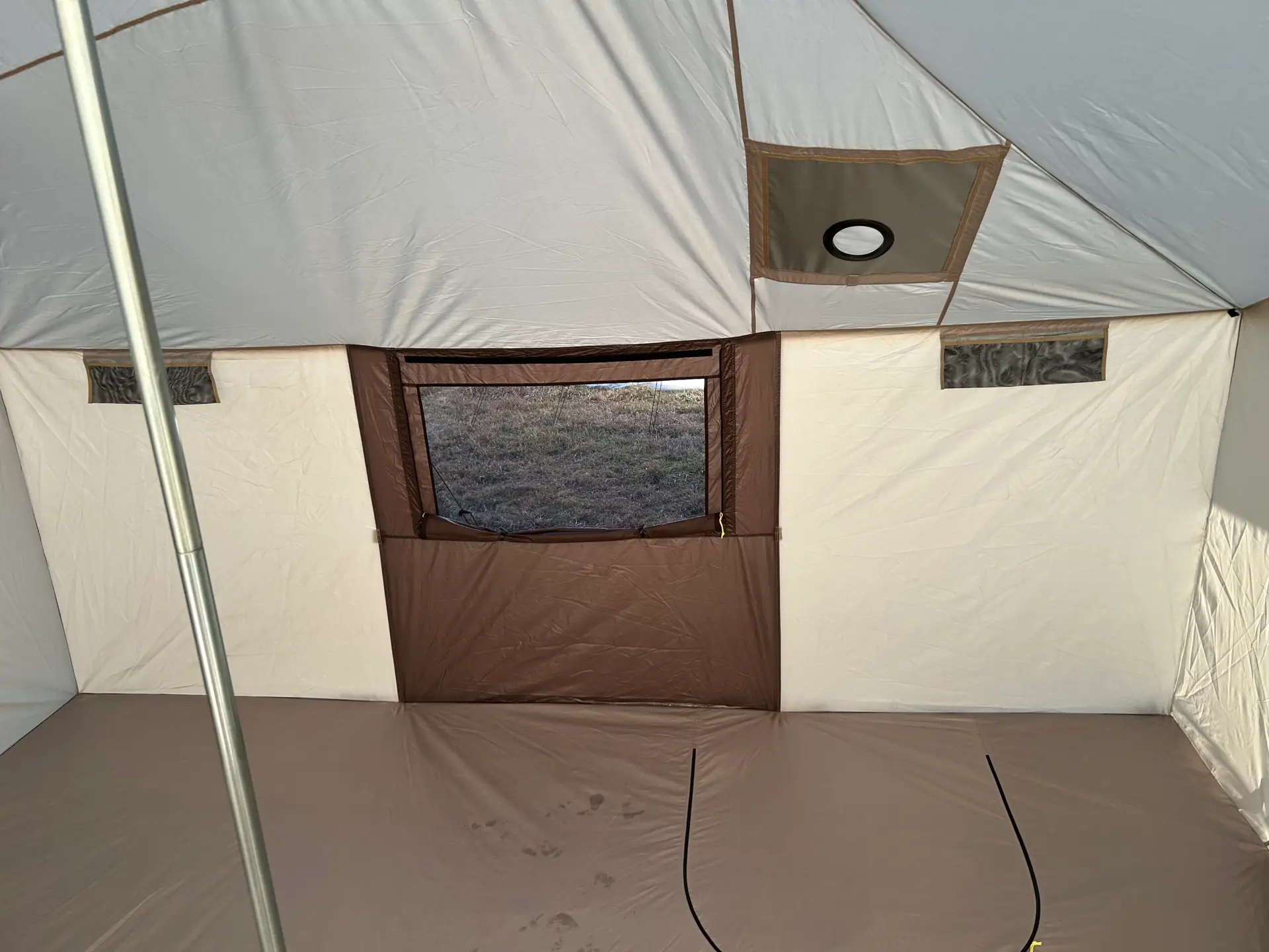 montana canvas bridger tent interior