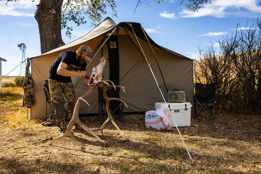 montana canvas bridger tent hunting camp
