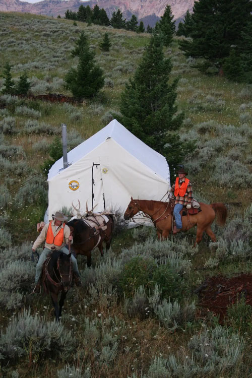 montana canvas Premium 12 oz. Canvas Wall Tent hunting camp