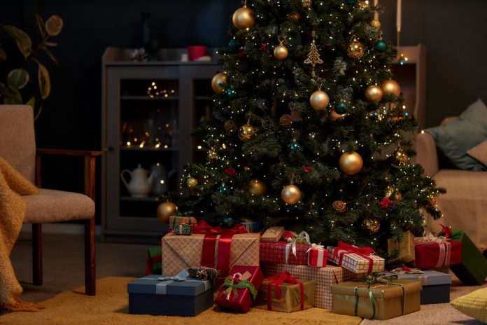 holiday gifts under a tree holiday gifts under a tree