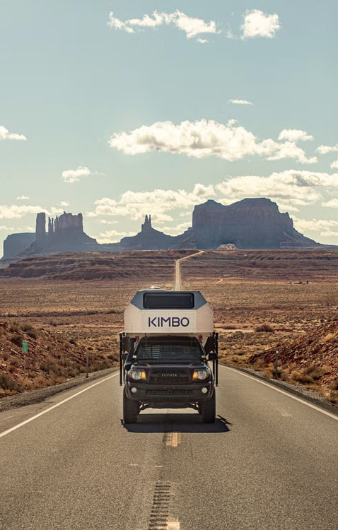 kimbo camper on highway