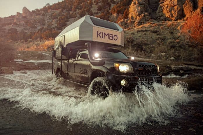 kimbo camper in river