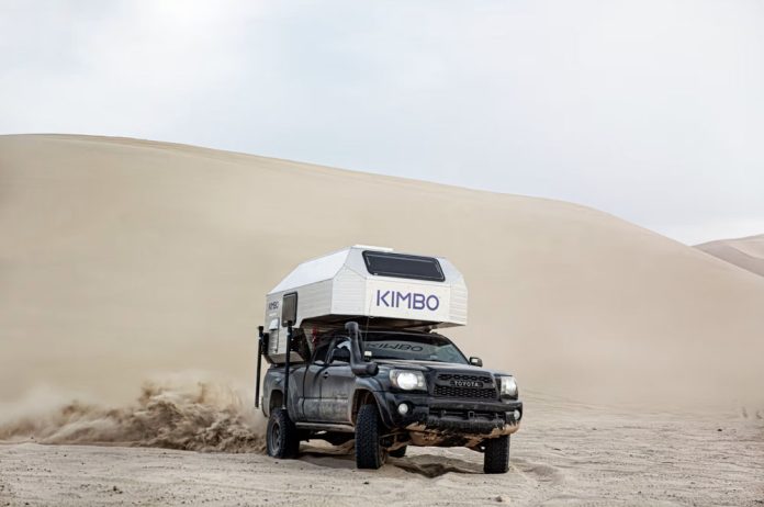 kimbo camper in desert