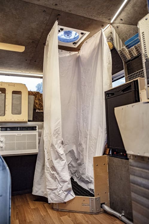 kimbo campers shower