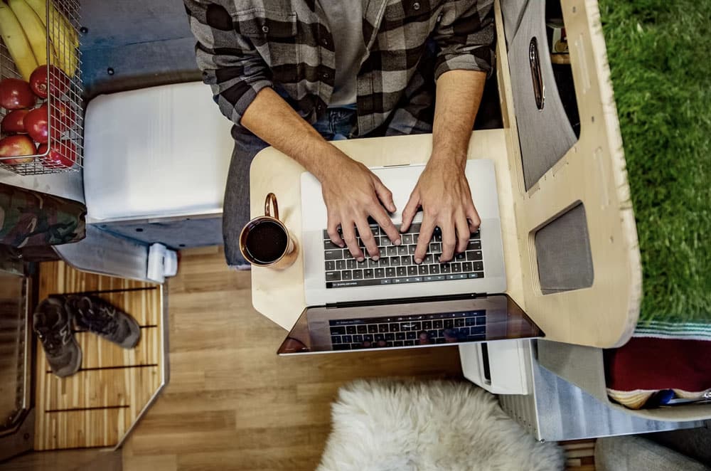 kimbo camper desk dining table