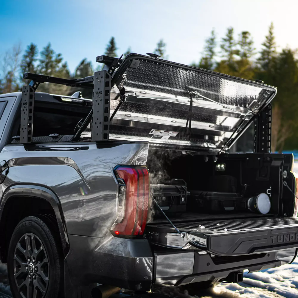 trukd t series bed rack on tundra