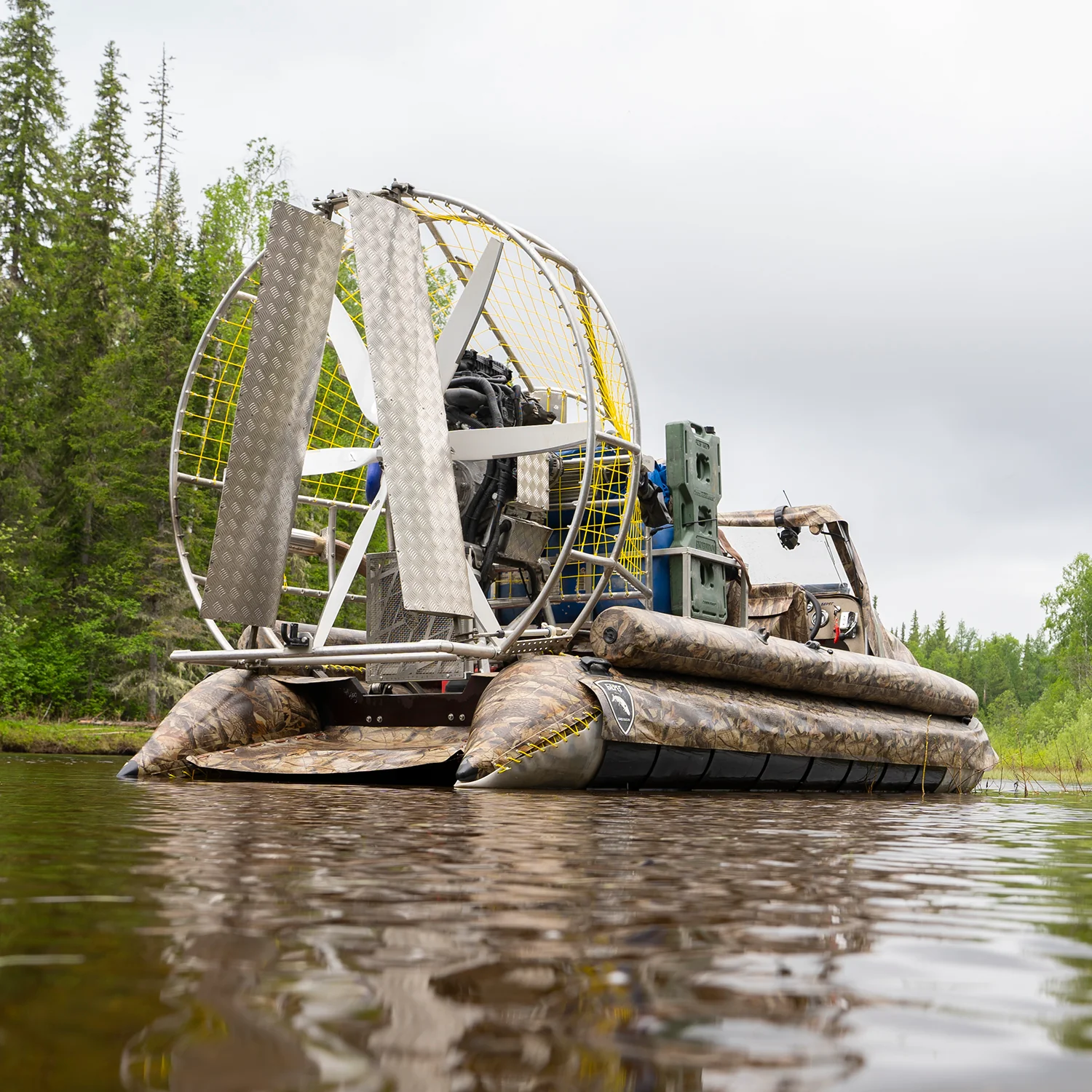 bereg 560 airboat on river