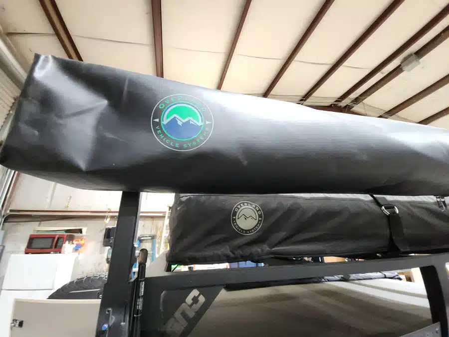 beige sno trailers r-12 awning