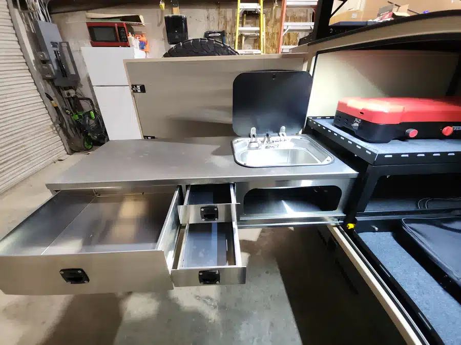 beige sno trailers r-12 kitchen