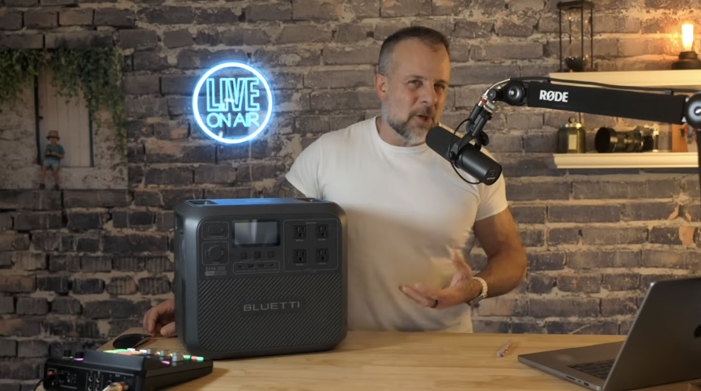 bluetti elite 200 v2 in studio