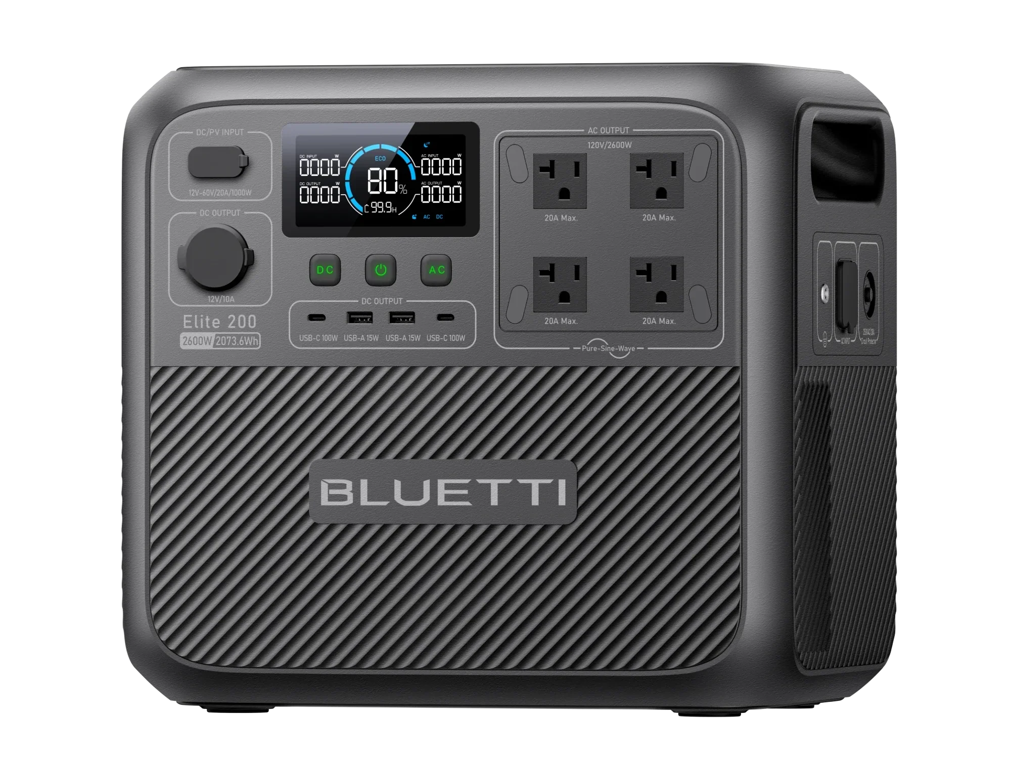 bluetti elite 200 v2 front