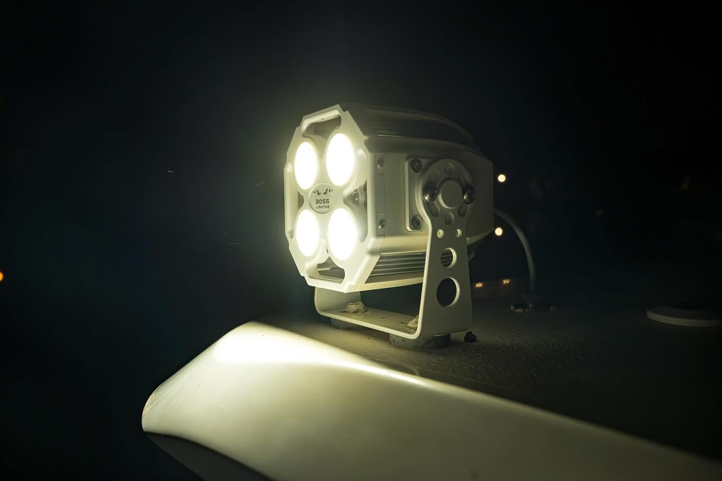 Boss Lighting beam pattern