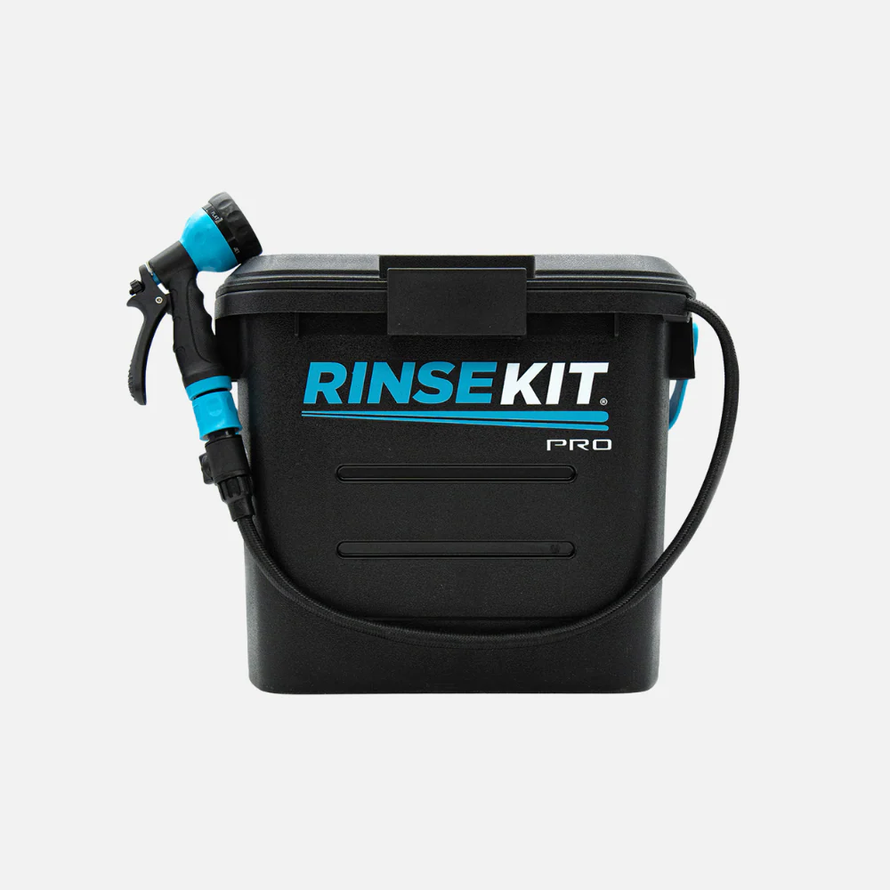 RinseKit PRO pressurized portable camping rinse system