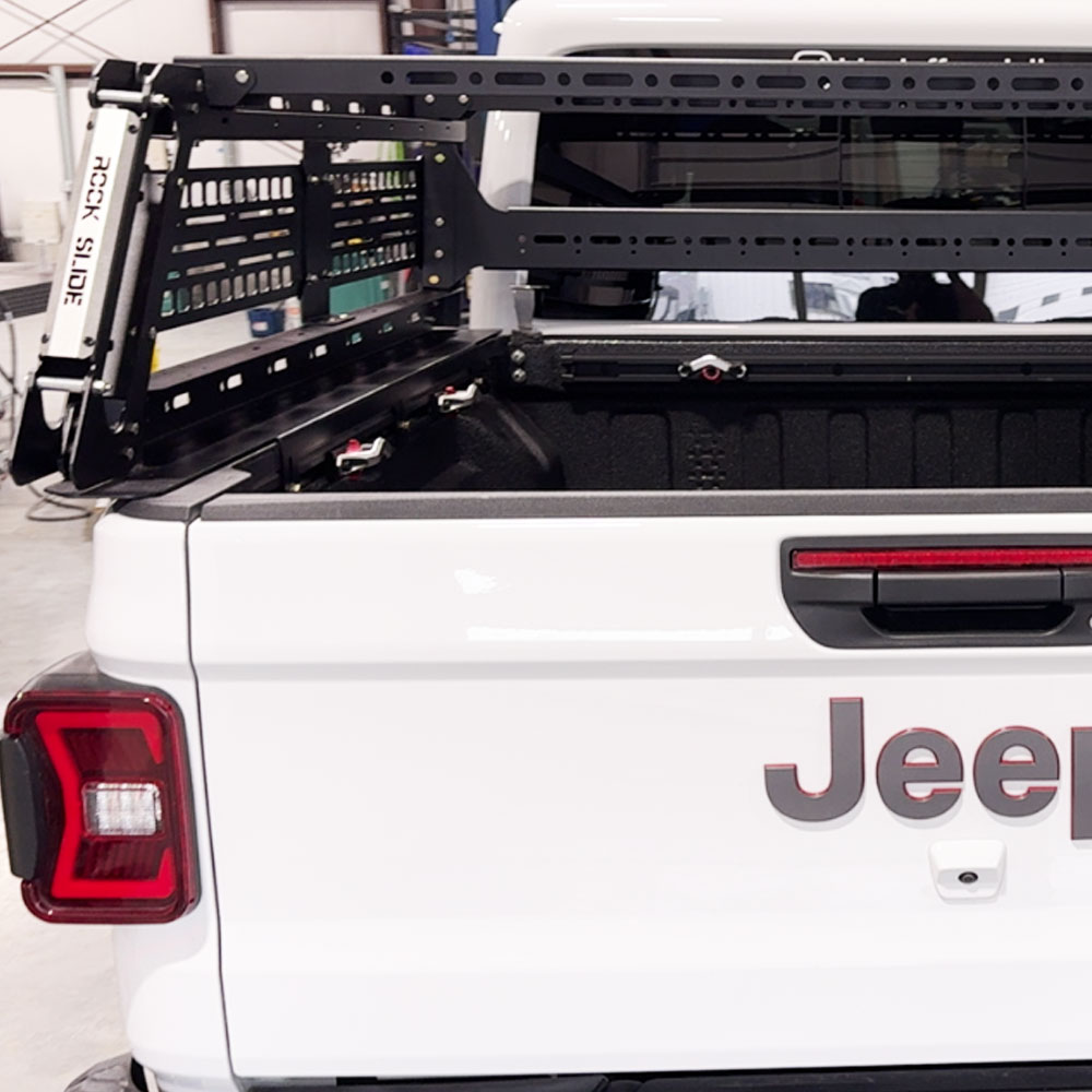 back of rock slide engineering bed rack