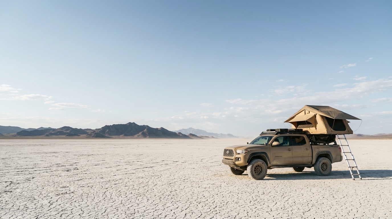 free dispersed camping Black Rock Desert playa Nevada overland 4x4