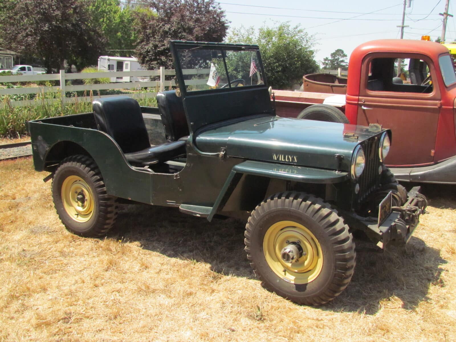 Willys CJ-2A civilian Jeep Willys CJ-2A civilian Jeep, an early chapter in Jeep Wrangler history