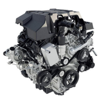 Ford EcoBoost 2.7 L engine that is used in Ford F-150 pickups. 
