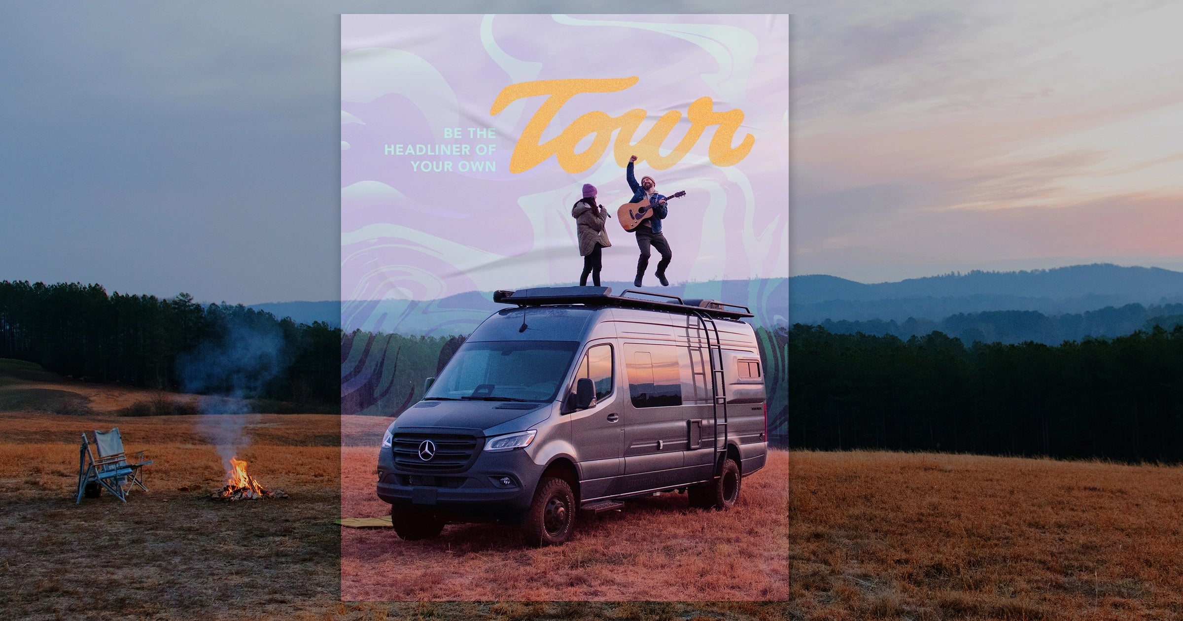 Storyteller Overland Tour Mode adventure van on the 170-inch Sprinter platform