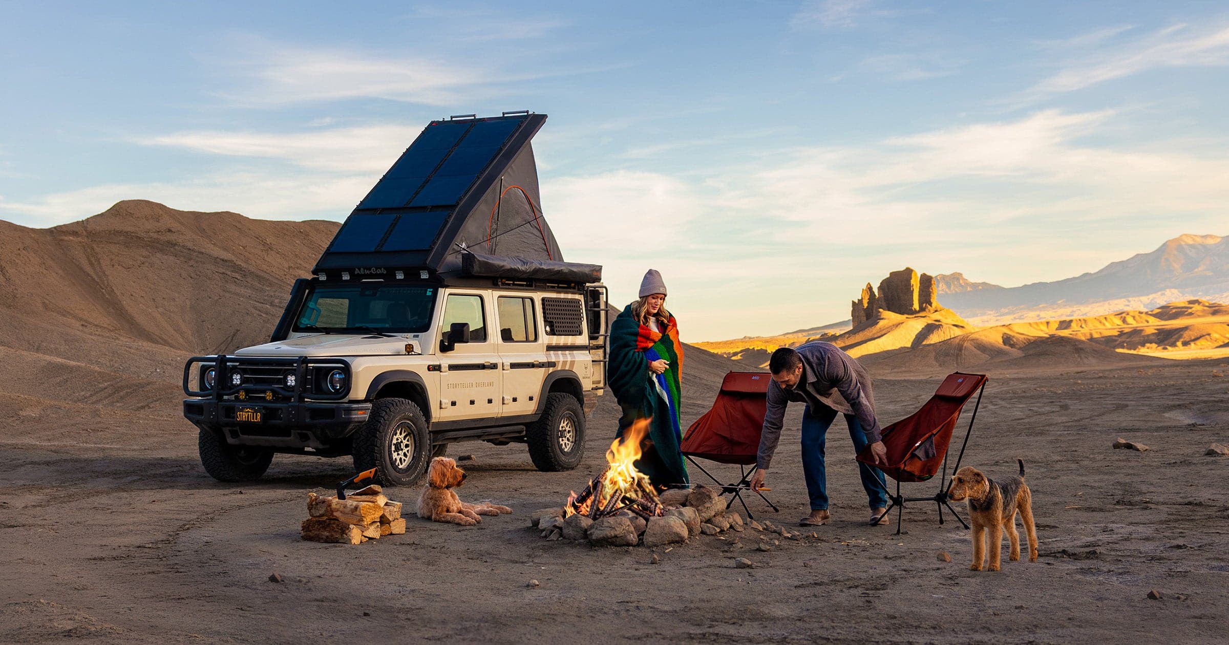 Storyteller Overland Grand Bohemian micro-camper built on the INEOS Grenadier