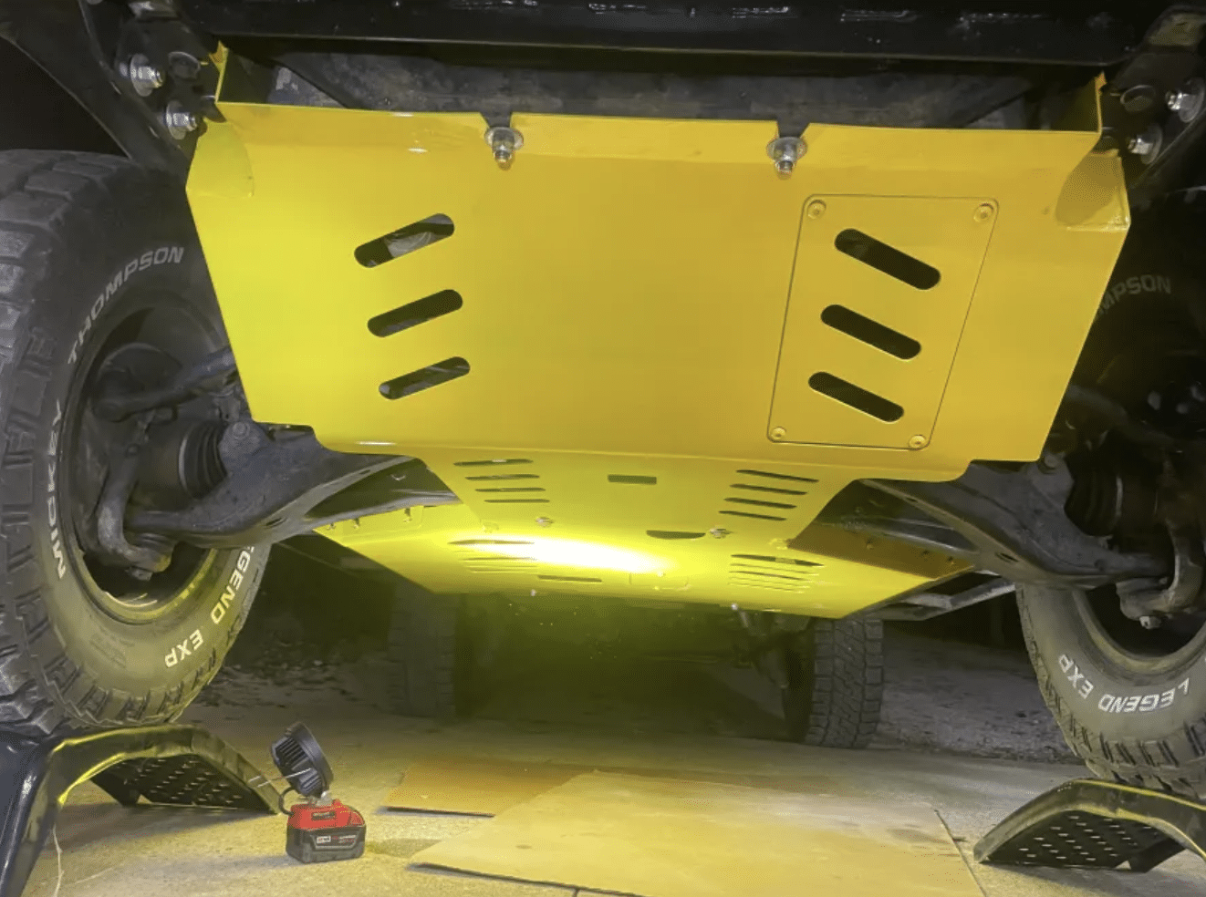 big slack offroad underwhere skid plate