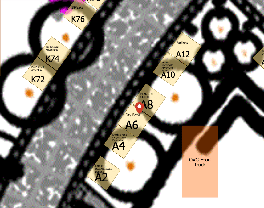 dry brew overland mountain west 2026 map