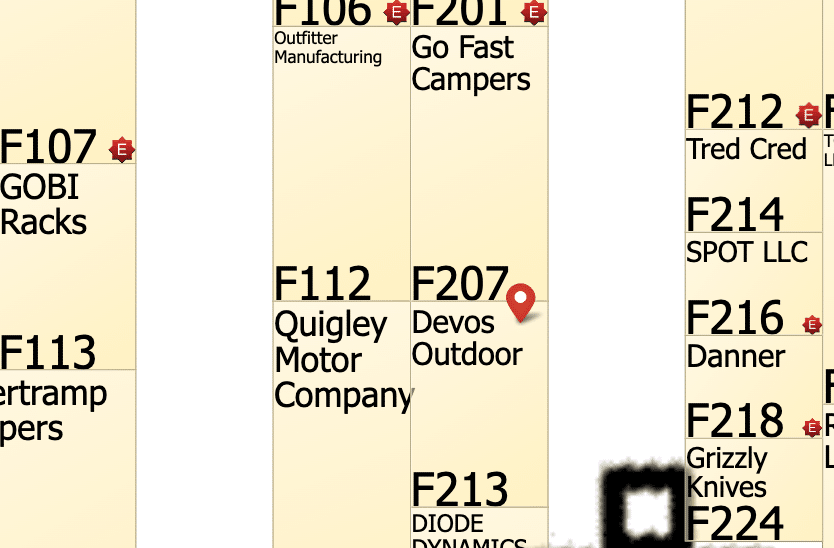 devos overland mountain west 2026 map