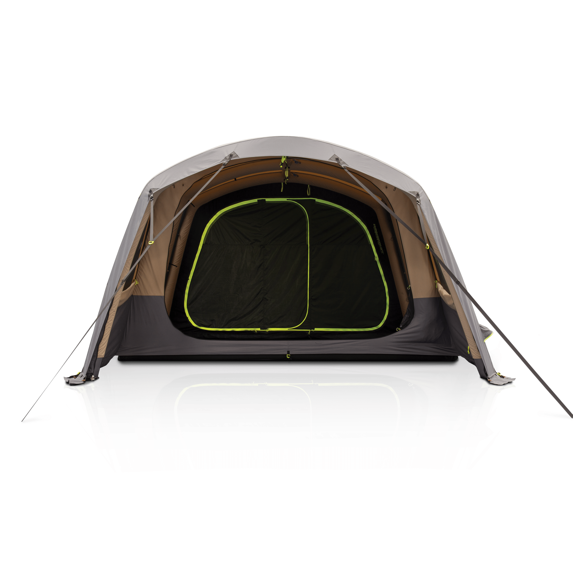 Zempire Pro TL TC V2 Side Profile Zempire Pro TL TC V2 inflatable air tent side profile showing tunnel design