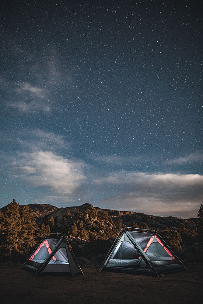 sky view tents at night 1