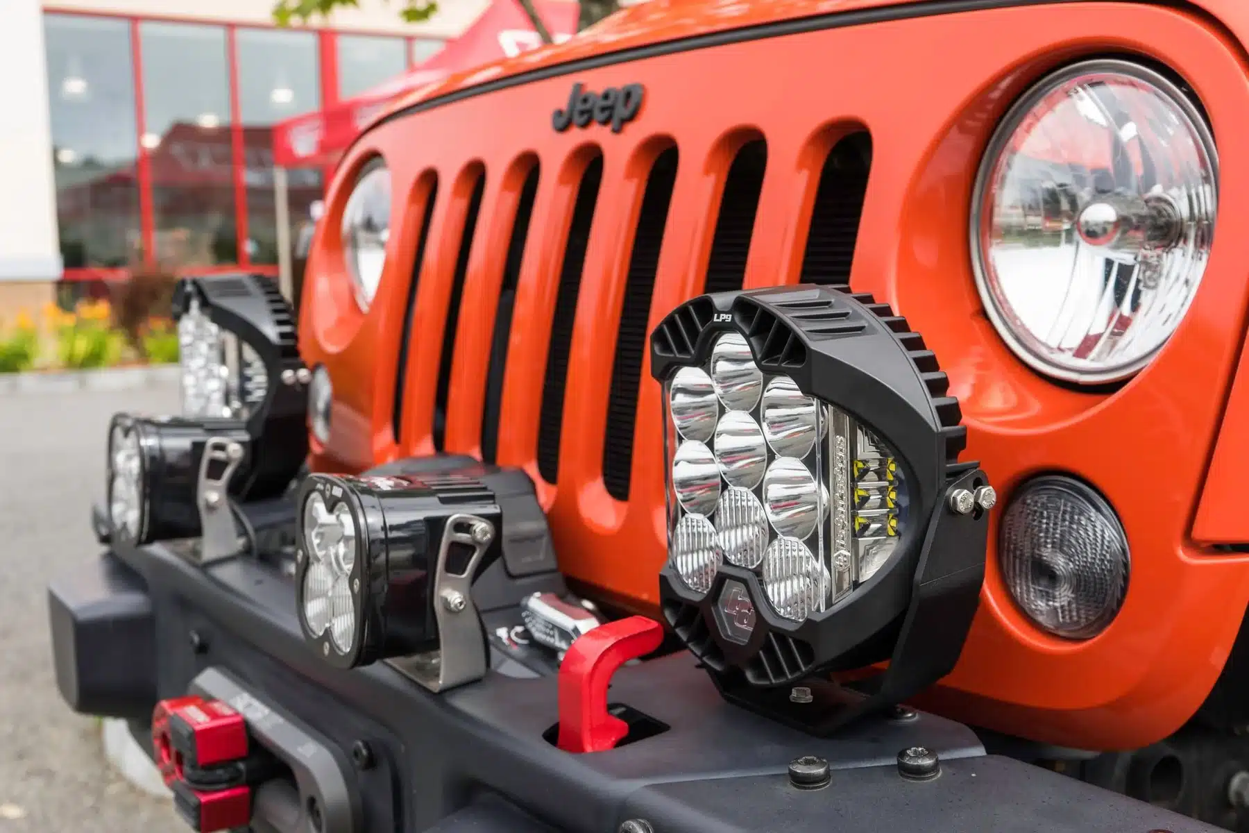 baja designs lp9 sport from spirit of 1876 on red jeep