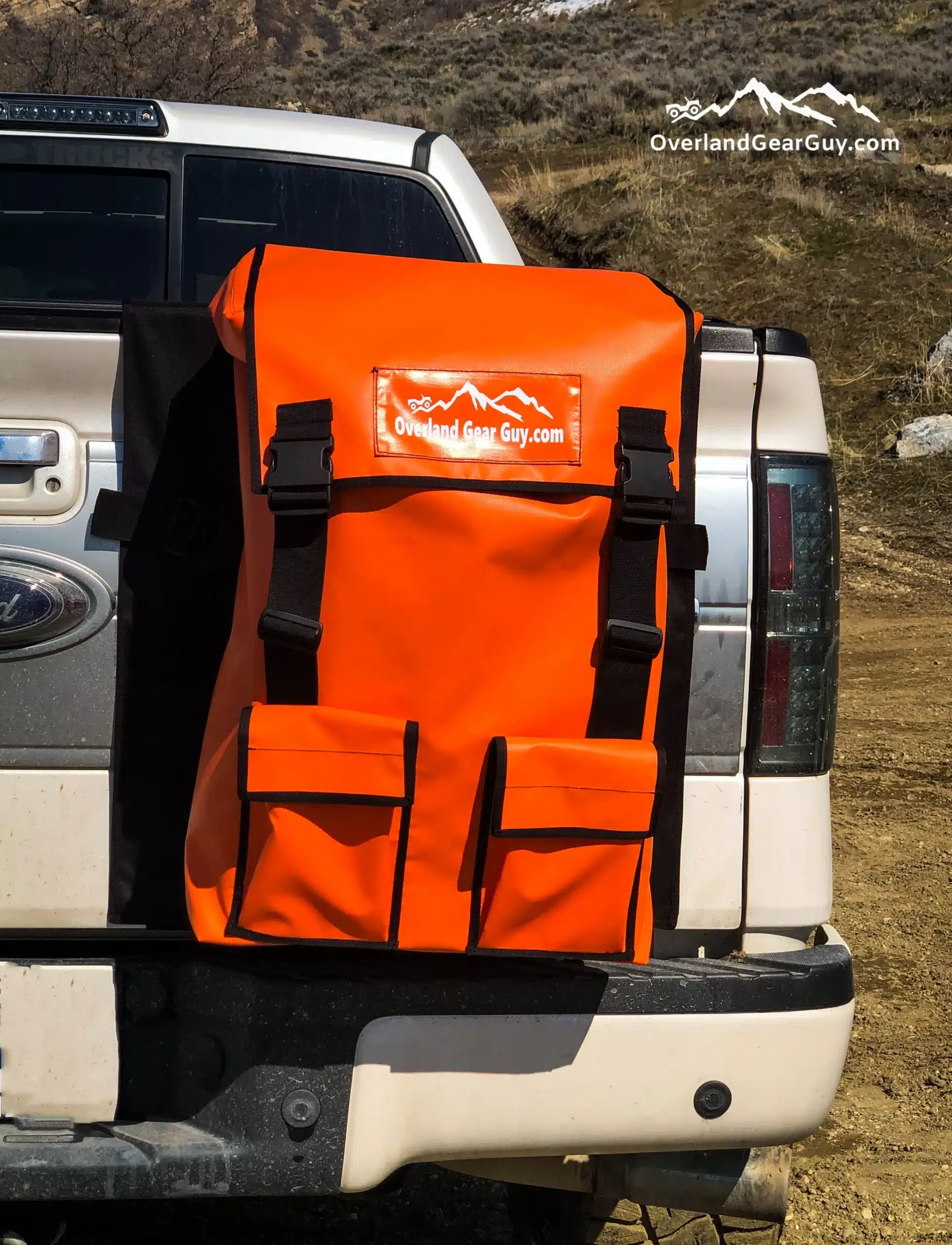 overland gear guy tailgate storage back from 4xsolar 2