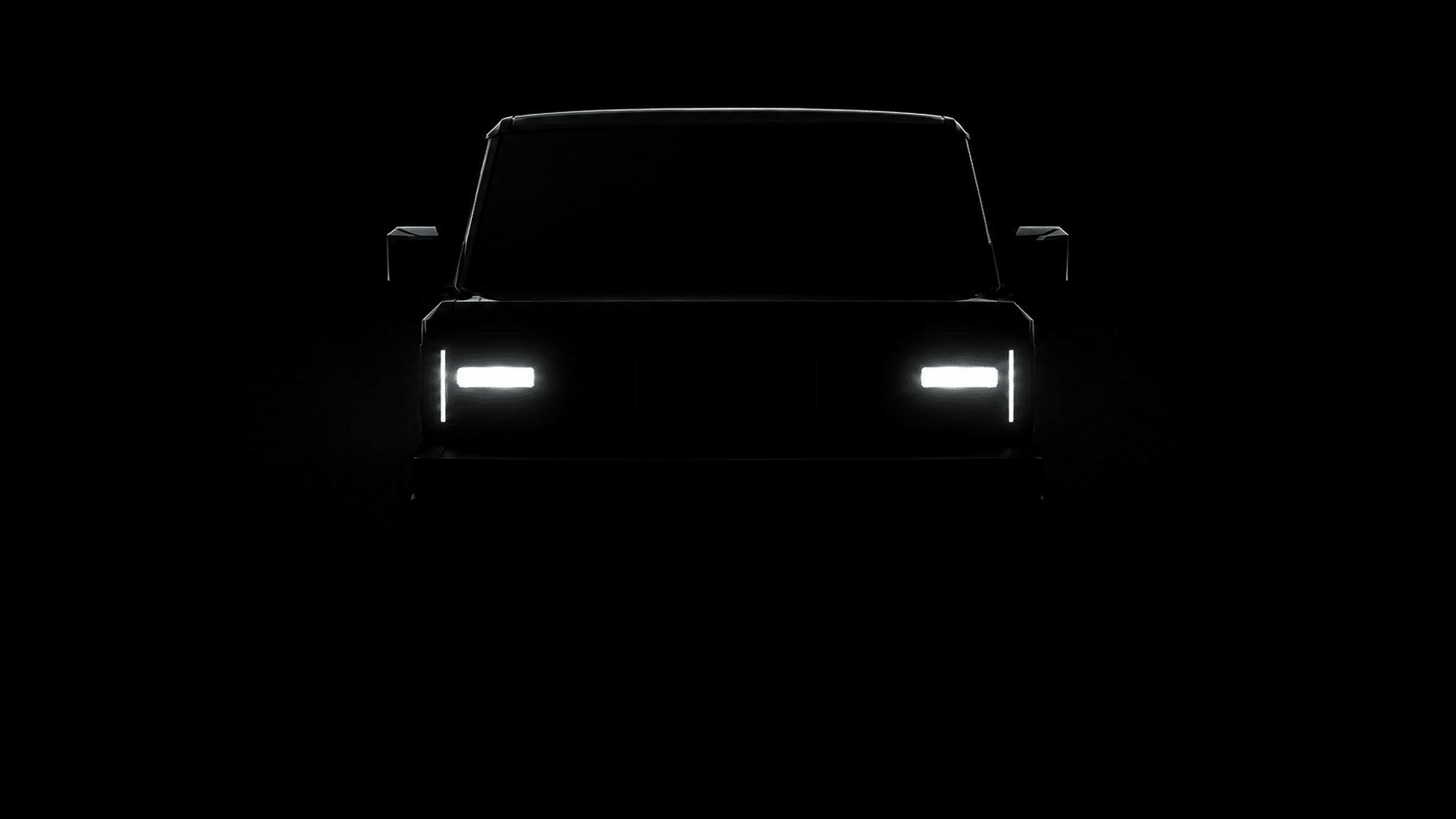 REO Trucks Runabout shown in shadow ahead of its November reveal