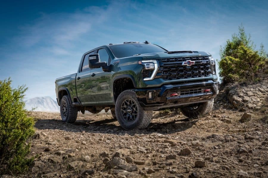 2027 Chevrolet Silverado HD ZR2 off-road, first model year after the L5P Duramax