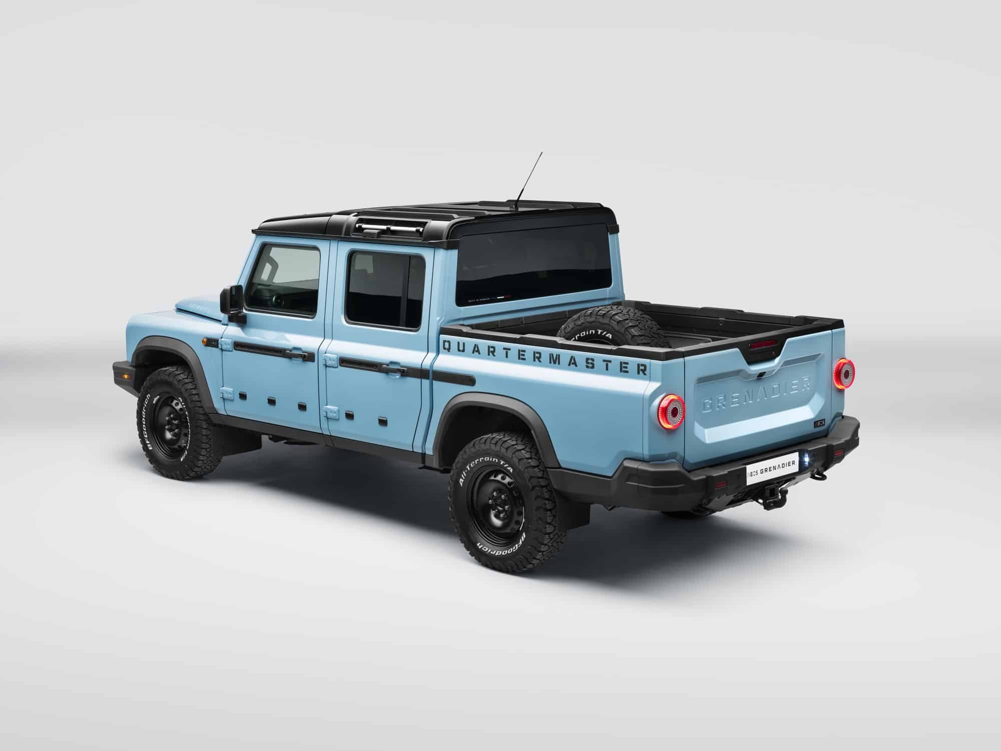 Ineos Grenadier Quartermaster Ineos Grenadier Quartermaster pickup with its rear bed