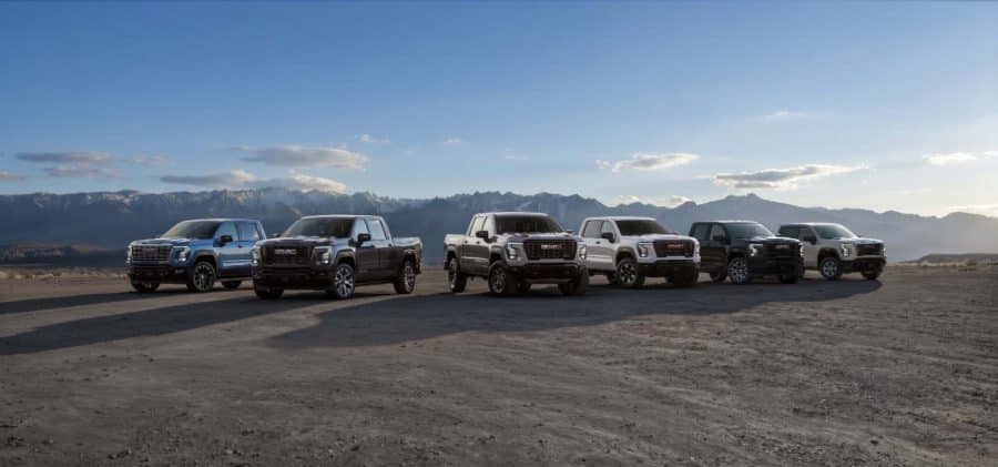 2027 GMC Sierra six-trim lineup from Pro to Denali Ultimate