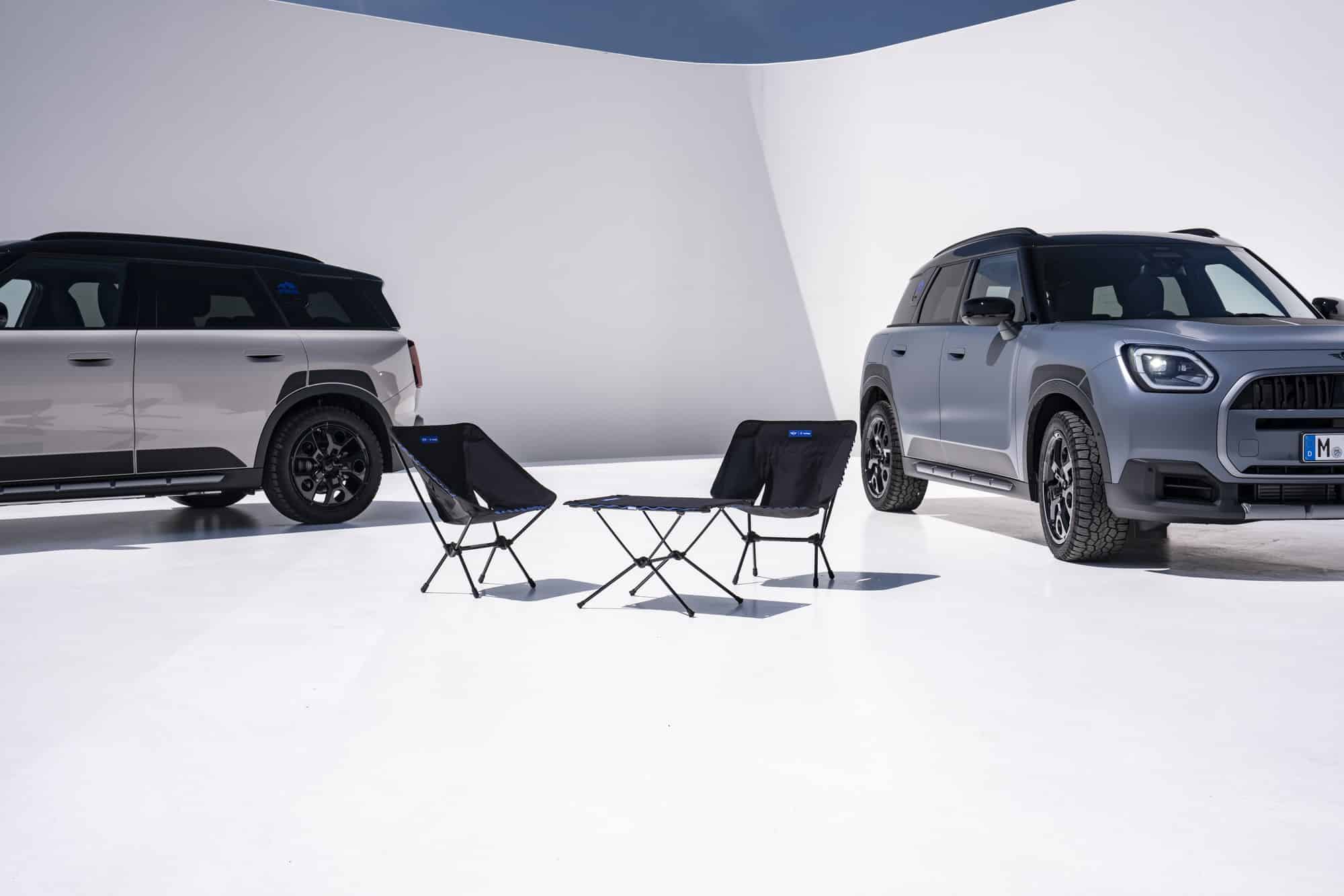 MINI Countryman Untamed Edition with Helinox camping gear MINI Countryman Untamed Edition with the Helinox camping collection