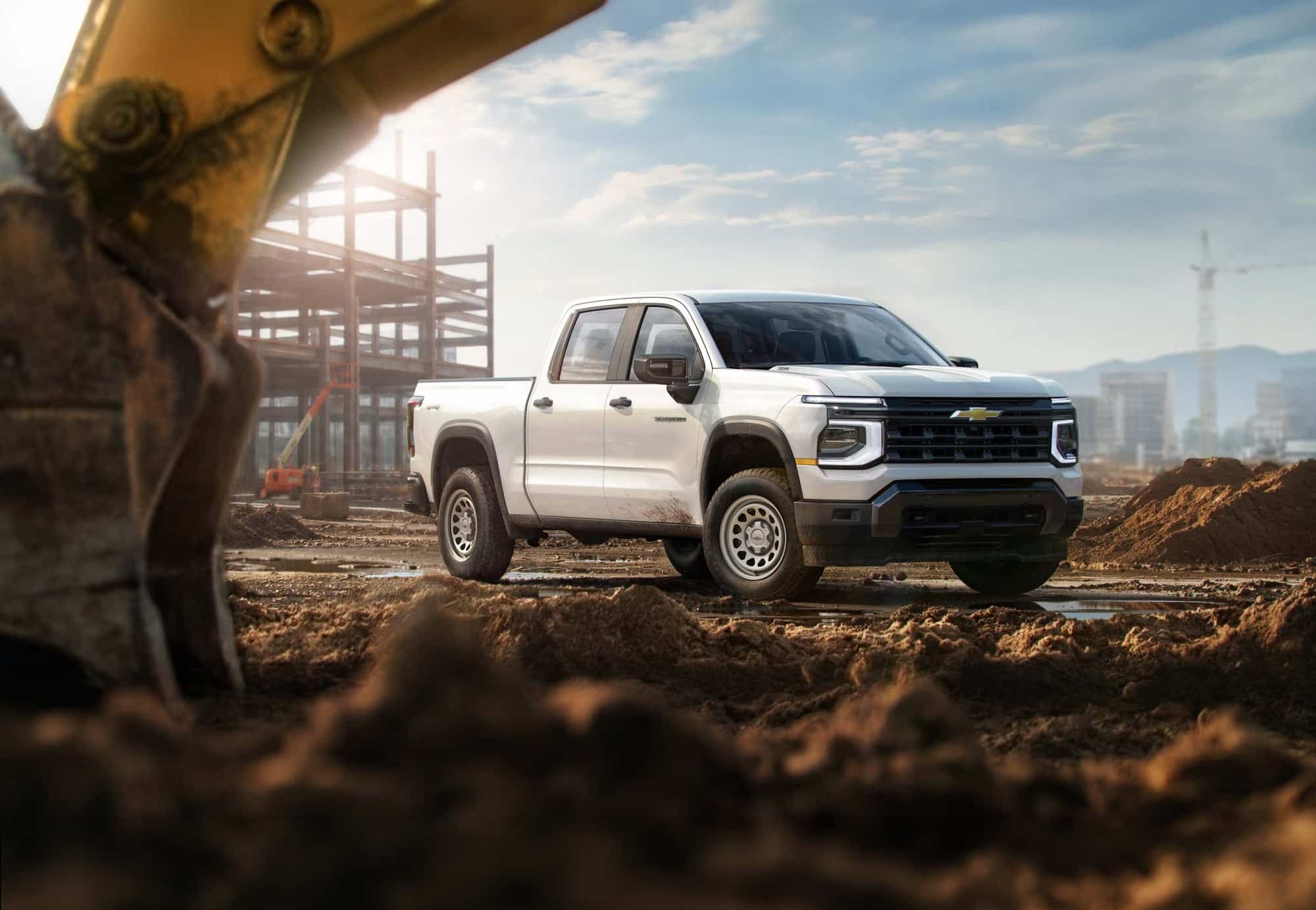 2027 Silverado Work Truck Chevrolet press photo of the 2027 Silverado Work Truck, the lowest-priced Silverado trim