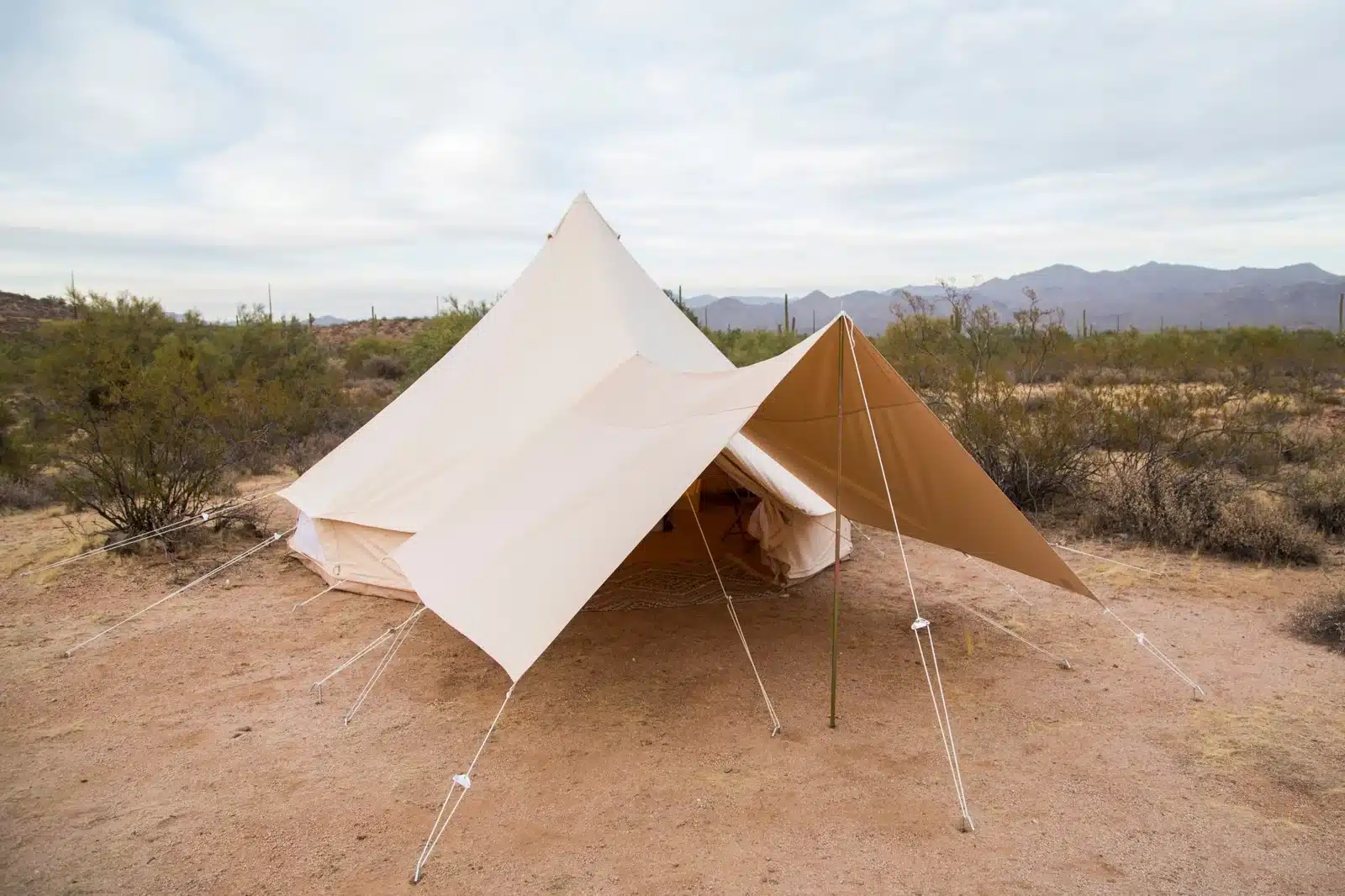 stout bell tent awning
