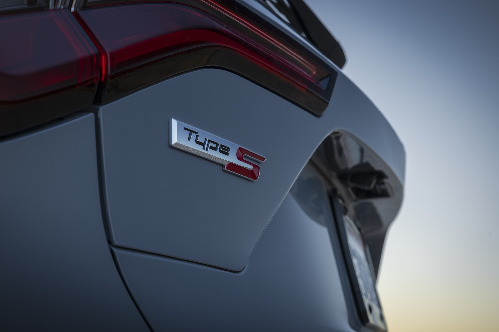 2026 Acura MDX Type S Type S badge on the tailgate of a 2026 Acura MDX Type S